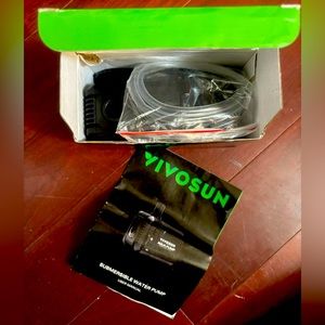 Vivosun Submersible Pump 8W 210GPH, New